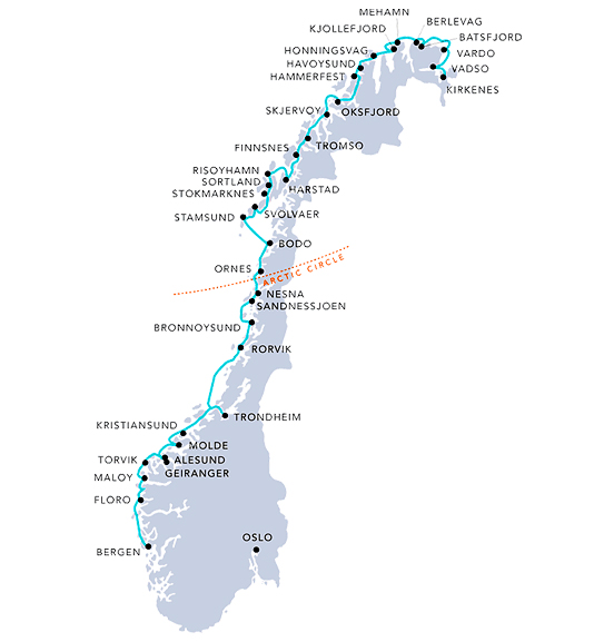hurtigruten-route-map
